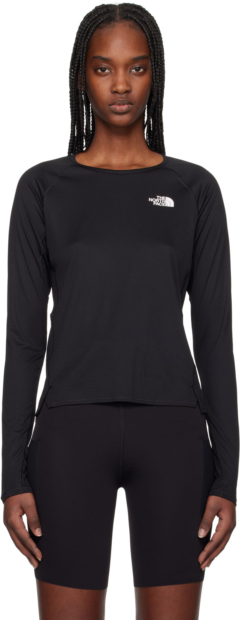 T-paita The North Face Sunriser Long Sleeve Sport Top Musta | NF0A8BBW