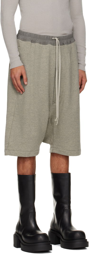 Shortsit Rick Owens DRKSHDW Concordians Drawstring Pods Shorts Harmaa | DU02E7380 FGM, 1
