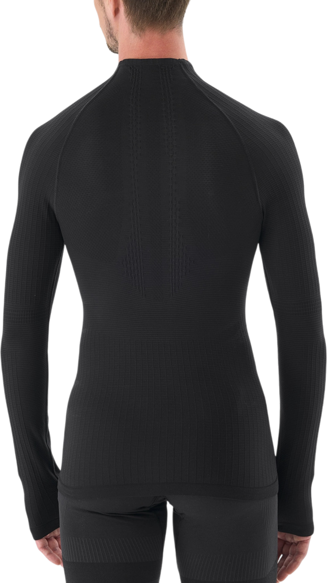 T-paita Compressport 3D Thermo 110g LS Top Musta | ablu5109000, 1