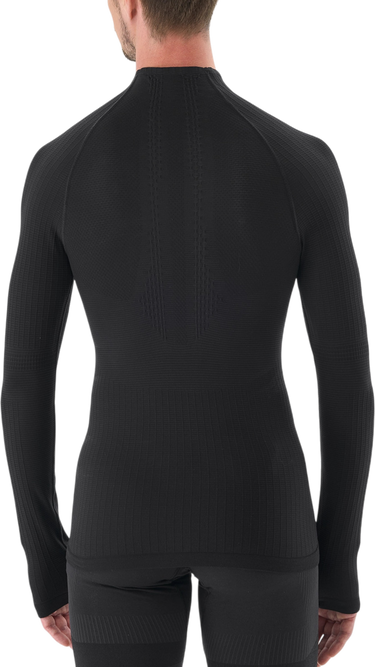 T-paita Compressport 3D Thermo 110g LS Top Musta | ablu5109000, 1