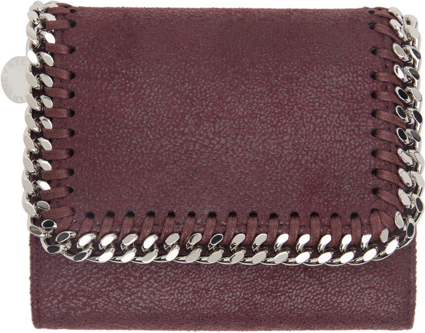 Lompakko Stella McCartney Stella McCartney Falabella Small Flap Wallet Burgundia | 431000WP0086