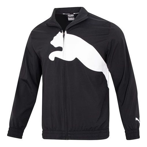 Tuulitakki Puma Training Big Cat Lined Woven Jacket Musta | 522997-01