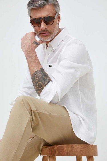 Paita Lacoste Shirt Valkoinen | CH5692, 0