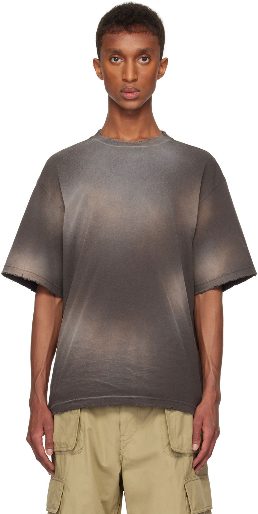 T-paita We11done We11done Standard Washed T-Shirt Harmaa | WD-TT3-24-726-U-CH