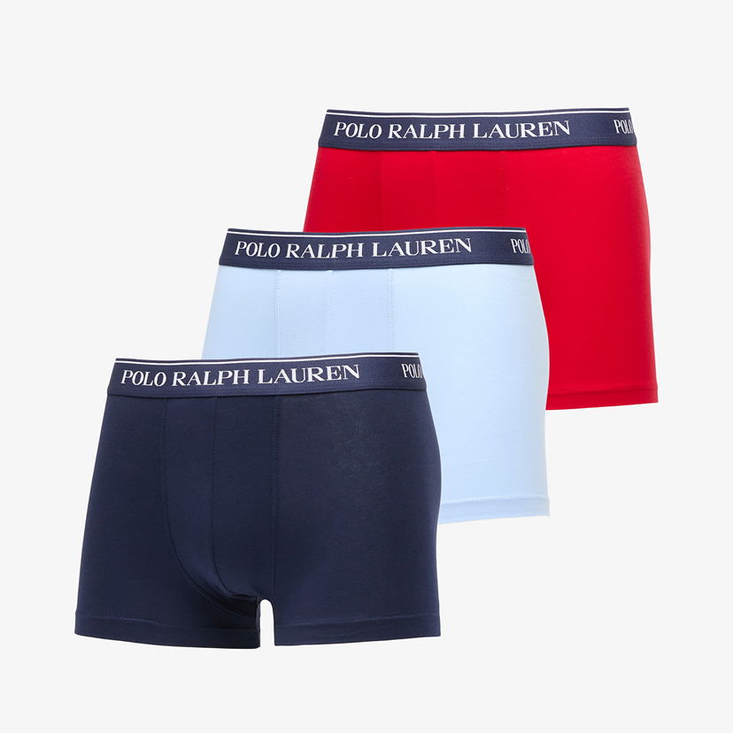 Nyrkkeilijät Polo by Ralph Lauren Stretch Cotton Classic Trunk 3-Pack Monivärinen | 714830299151