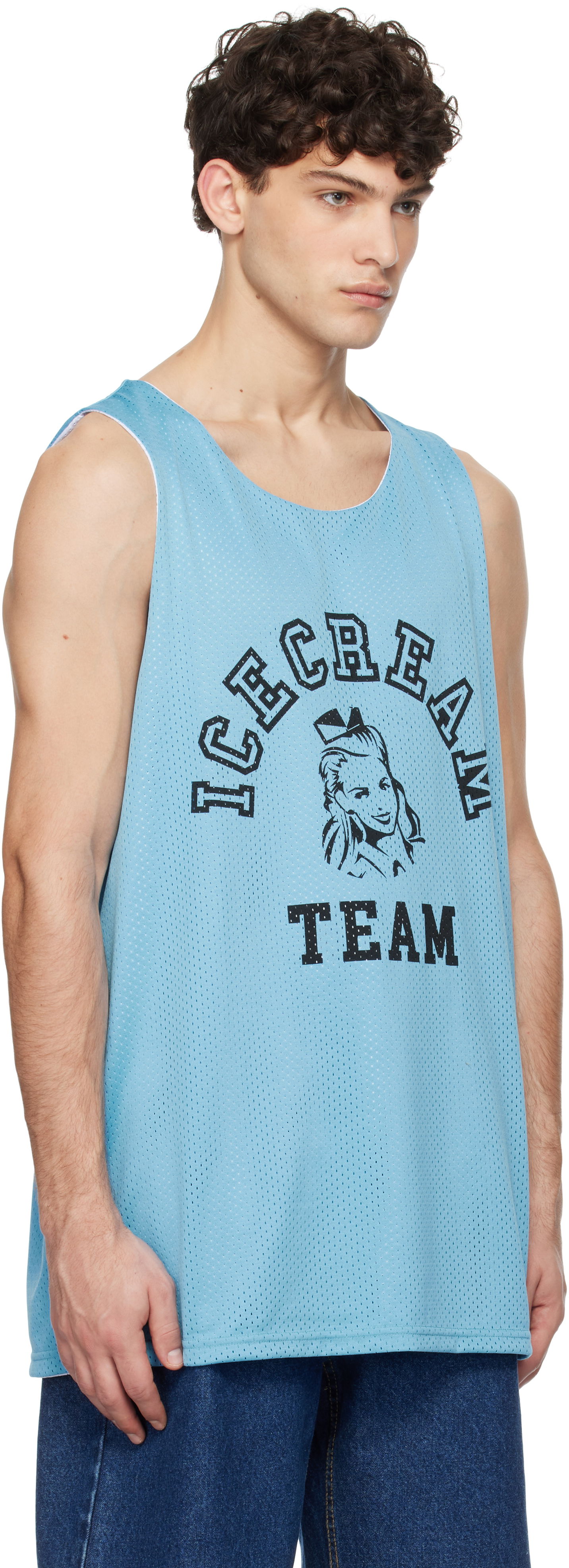 Tankkitoppi BBC IceCream ICECREAM 'Team' Reversible Mesh Tank Top Sininen | IC24467, 1