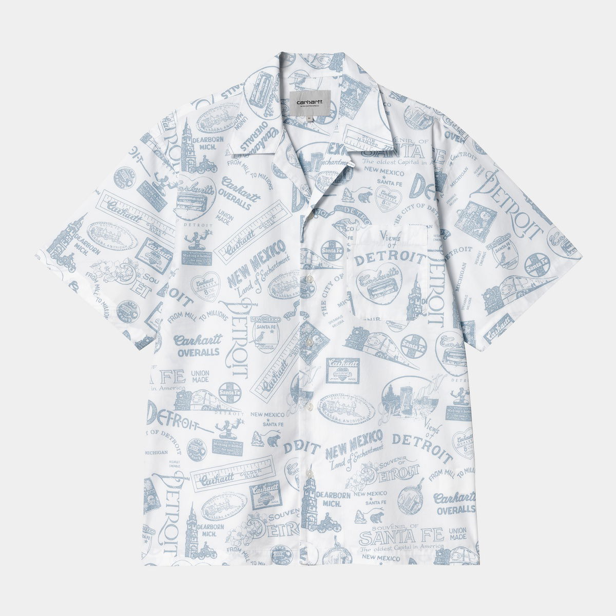 Paita Carhartt WIP Carhartt WIP S/S State Souvenir Shirt Valkoinen | I034550_9, 0