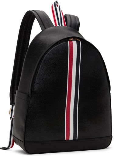 Reppu Thom Browne Thom Browne Pebble Grain RWB Stripe Backpack Musta | UAG233A-00198, 1