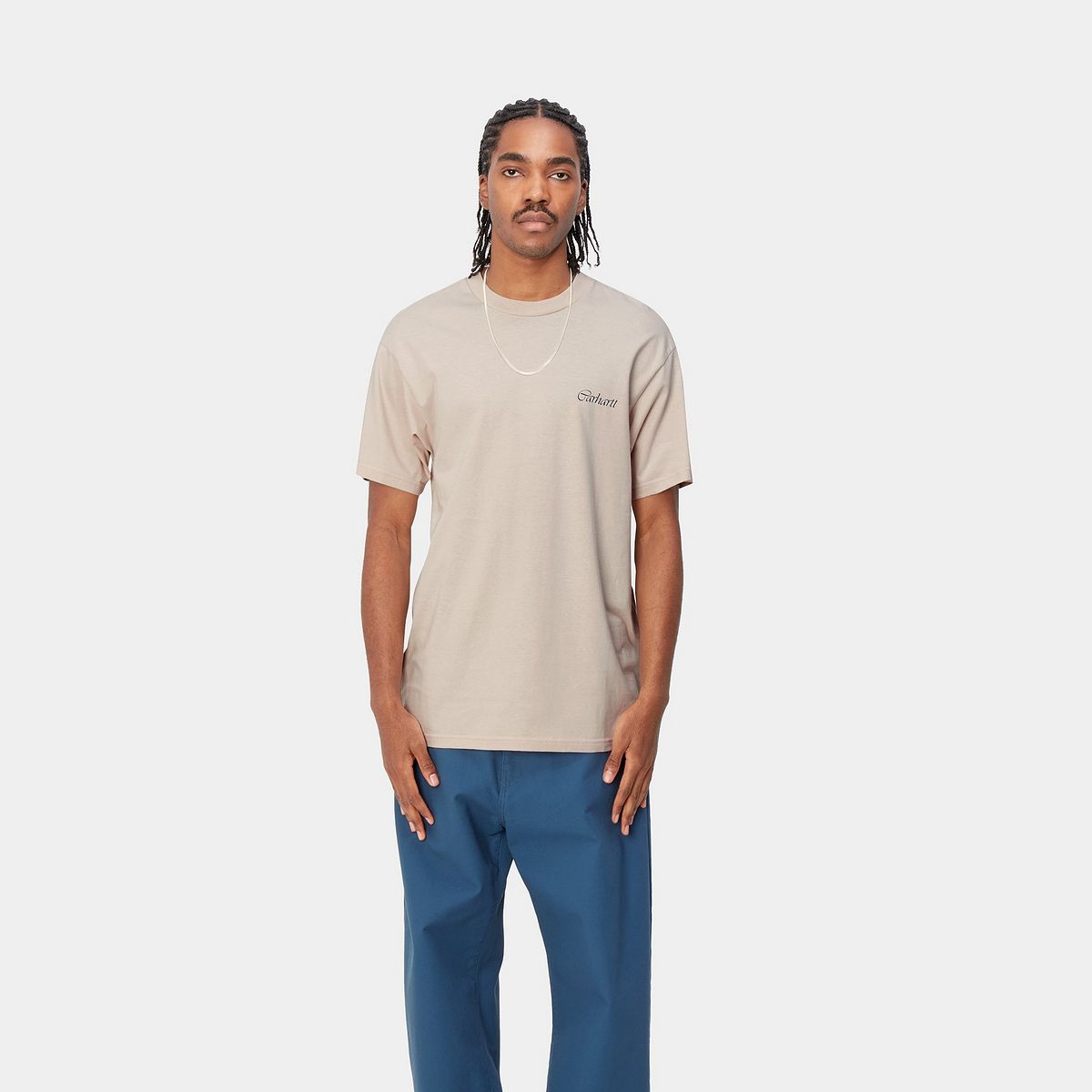 T-paita Carhartt WIP S/S Work & Play T-Shirt Beige | I033264_1YC_XX, 0