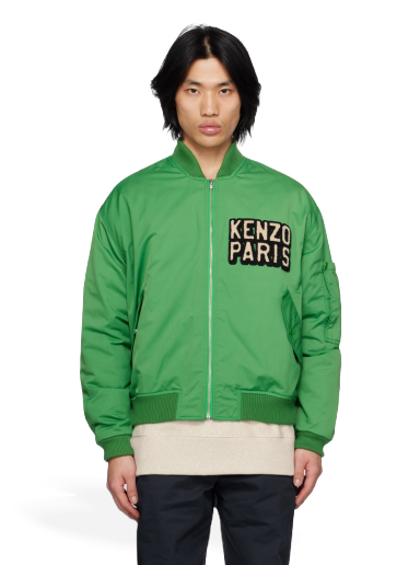 Takki KENZO Paris Elephant Bomber Jacket Vihreä | FD55BL1279OC