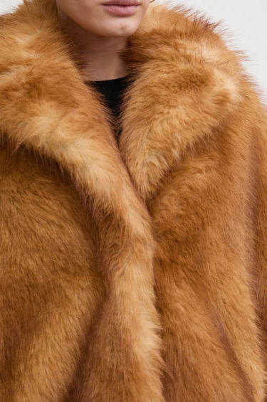 Takit STAND STUDIO Stand Studio Janice Faux Fur Jacket Ruskea | 61239.9156, 4