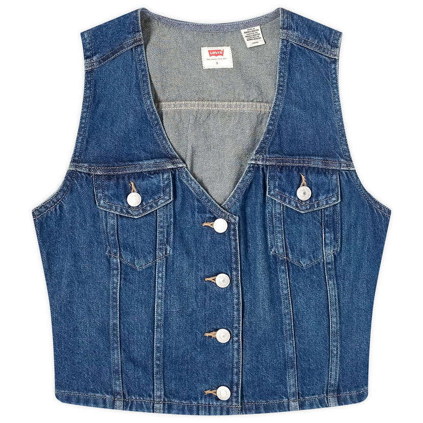 Takit Levi's Waistcoat Tummansininen | A8682-0006