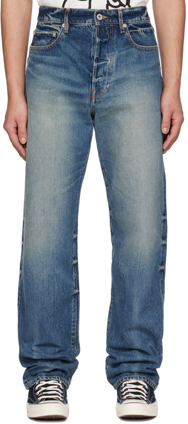 Jeans KENZO Paris Asagao Jeans Sininen | FD55DP3316A3, 0