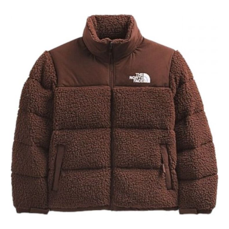 Puffer takki The North Face Nuptse High Pile Down Jacket Ruskea | NF0A5A84-6S2