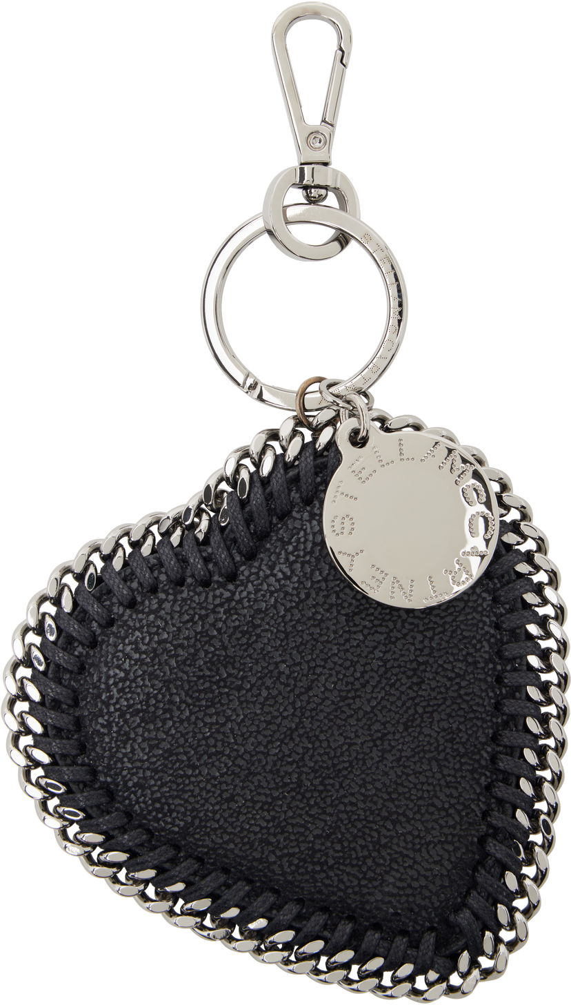 Avaimenperät Stella McCartney Stella McCartney Heart Charm Keychain Musta | 7V0106W9132