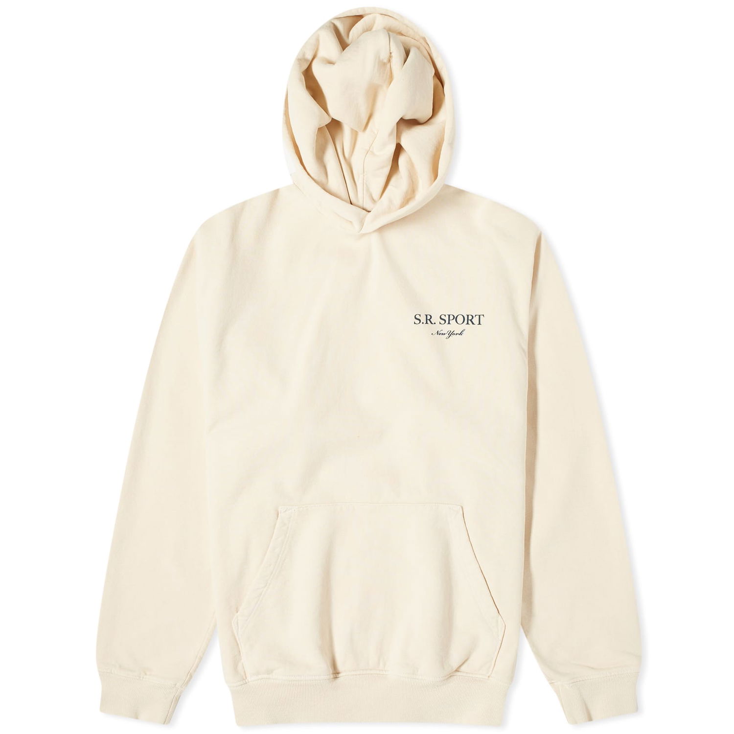 Huppari Sporty & Rich Wimbledon Hoodie Beige | HO1021CR, 0