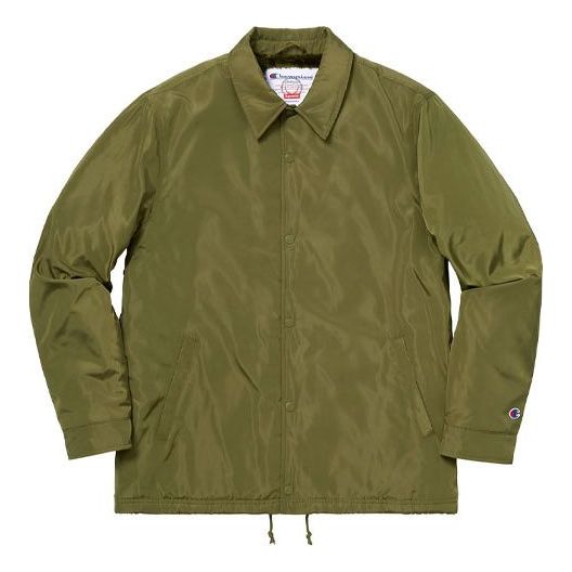 Tuulitakki Supreme Coaches Label Jacket Vihreä | SUP-FW18-367