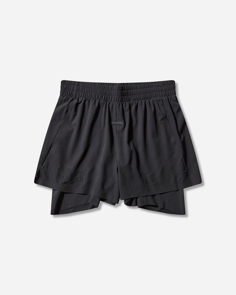 Shortsit adidas Originals Fear of God Athletics Layered Shorts Musta | JZ7377