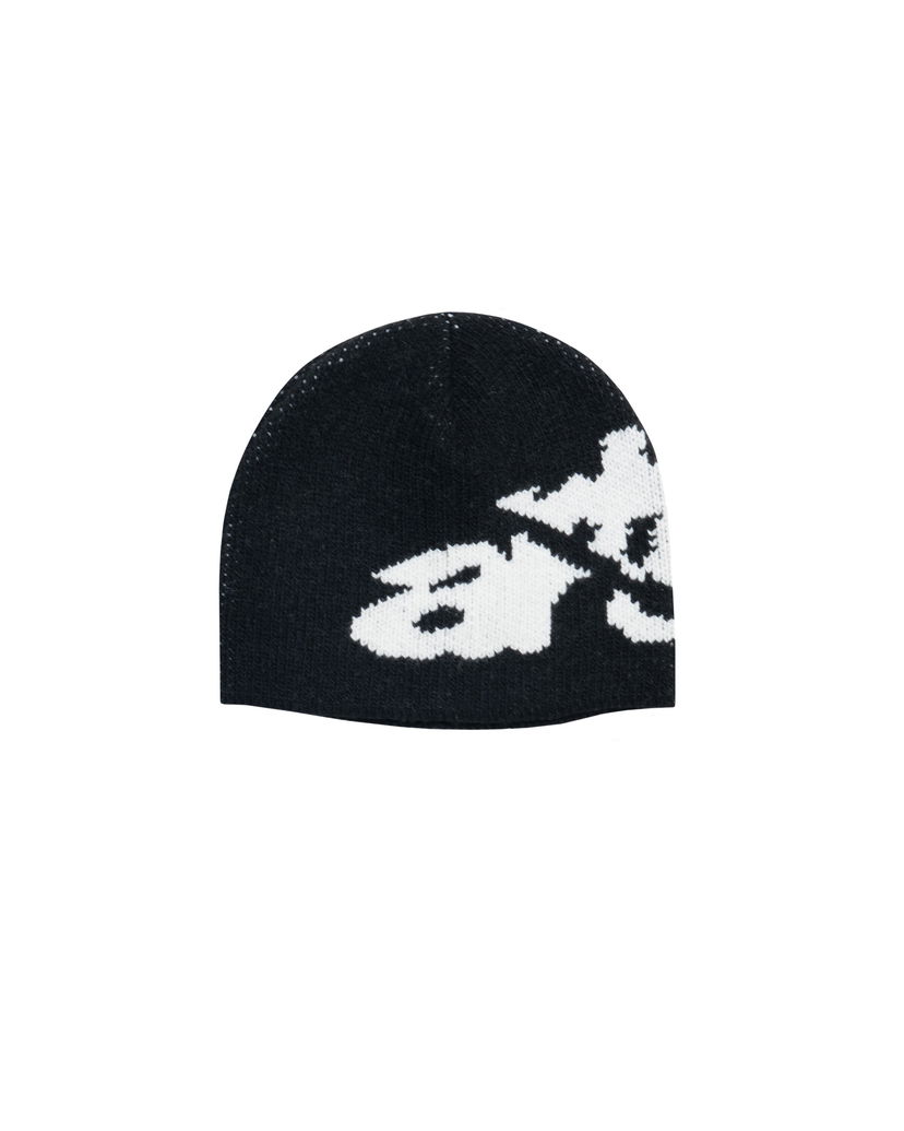 Pipo Arte Antwerp Arte Antwerp Ripped Side Beanie Musta | AW25-154AC-BLK