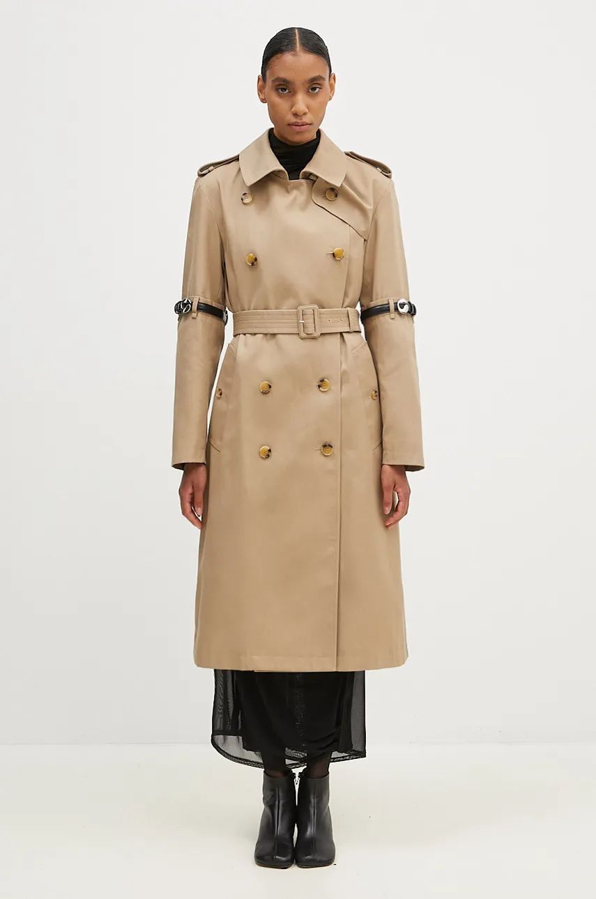 Trenssitakki Coperni Hybrid Trench Coat Beige | COPM21836, 0
