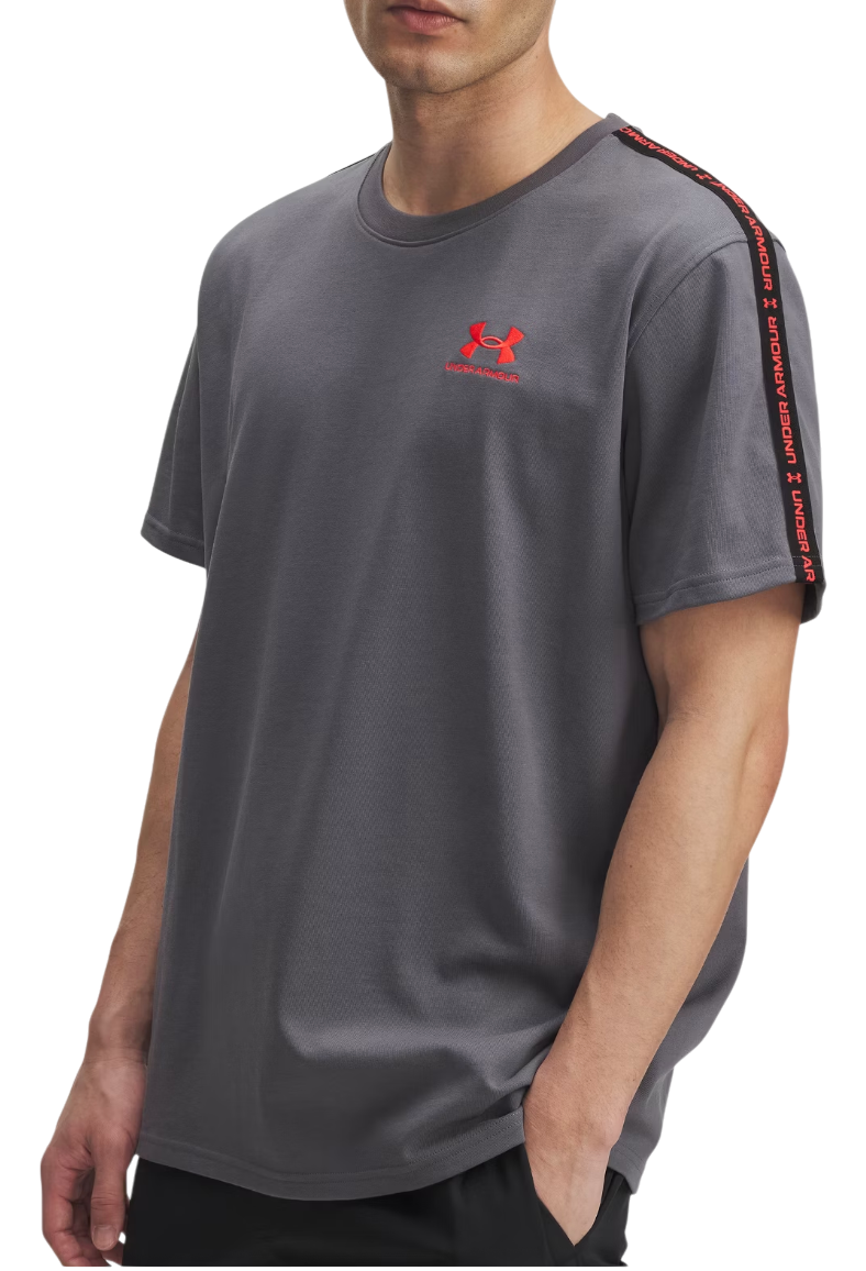 T-paita Under Armour UA Icon HWT Taping T-Shirt Harmaa | 1390300-025