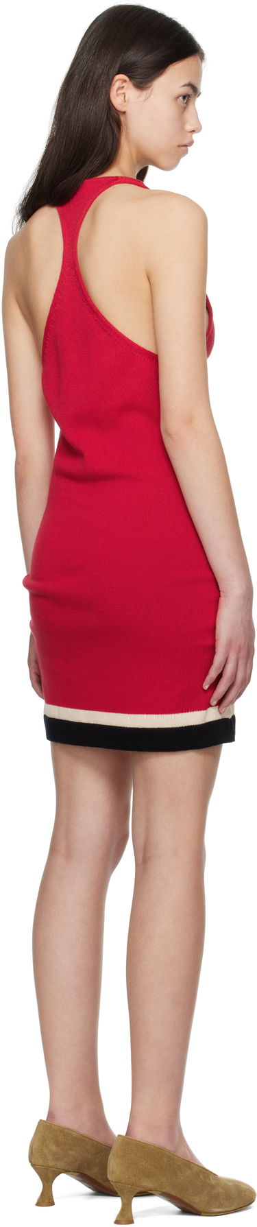 Mekko Bode Bode Port Knit Minidress Punainen | WRS25KT029, 2