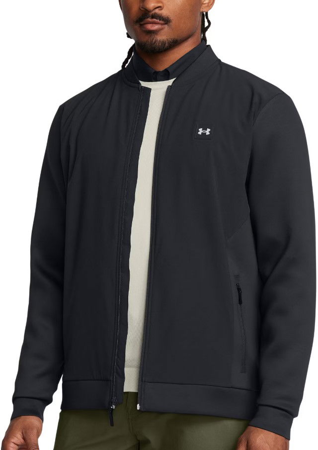 Bomber-takki Under Armour Under Armour UA Drive Pro Storm Hybrid Full-Zip Jacket Musta | 1387117-001