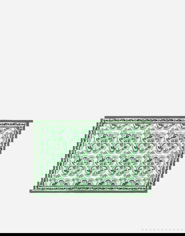 Asusteet Dolce & Gabbana Dolce & Gabbana Set of 2 Cotton Sateen Pillowcases with Green Tile Print Vihreä | TCES02TCAKFUV009, 0