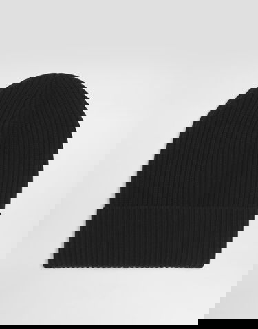 Pipo Dolce & Gabbana Dolce & Gabbana Knitted Wool and Cashmere Beanie Musta | FXQ19TJGME5N0000, 1