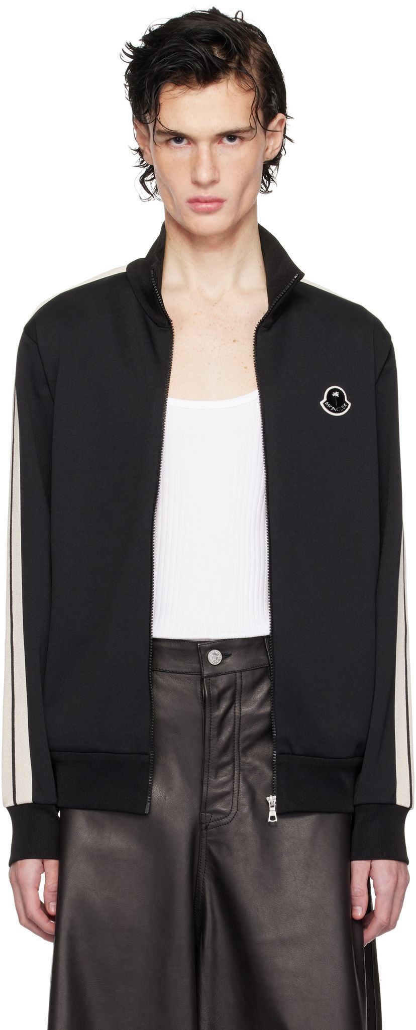 Verryttelypuku Moncler Palm Angels Zip Track Jacket Musta | J209L8G00015899A1