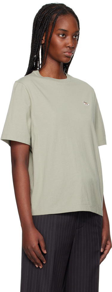 T-paita MAISON KITSUNÉ Maison Kitsuné Baby Fox Patch Comfort T-Shirt Vihreä | OW00107KJ0008, 1