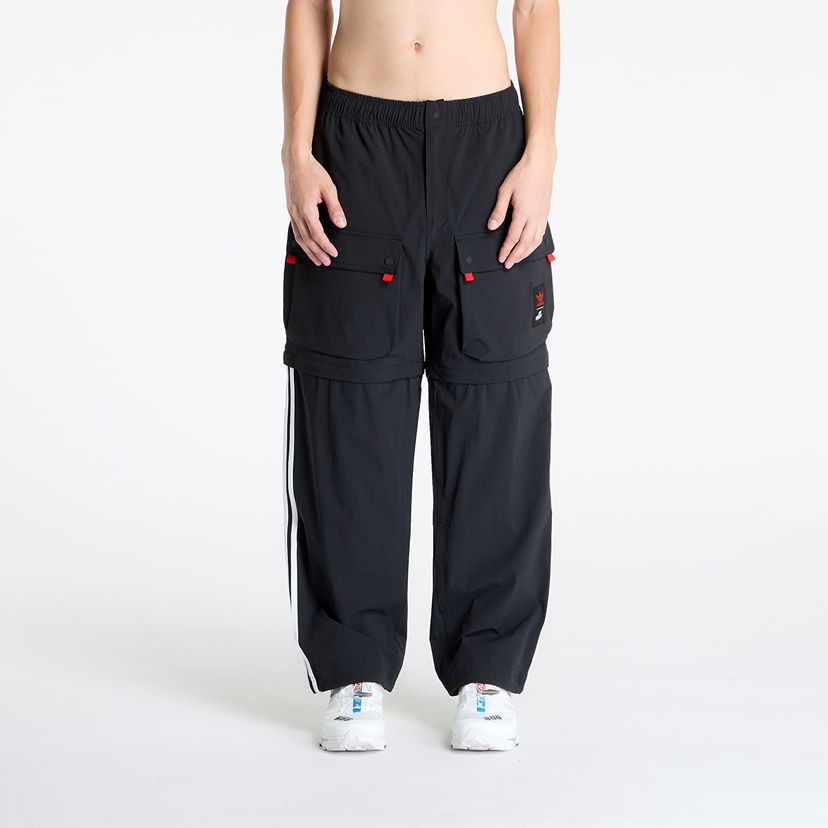 Cargo housut adidas Originals 100 Thieves Zip Pants Musta | JM3260