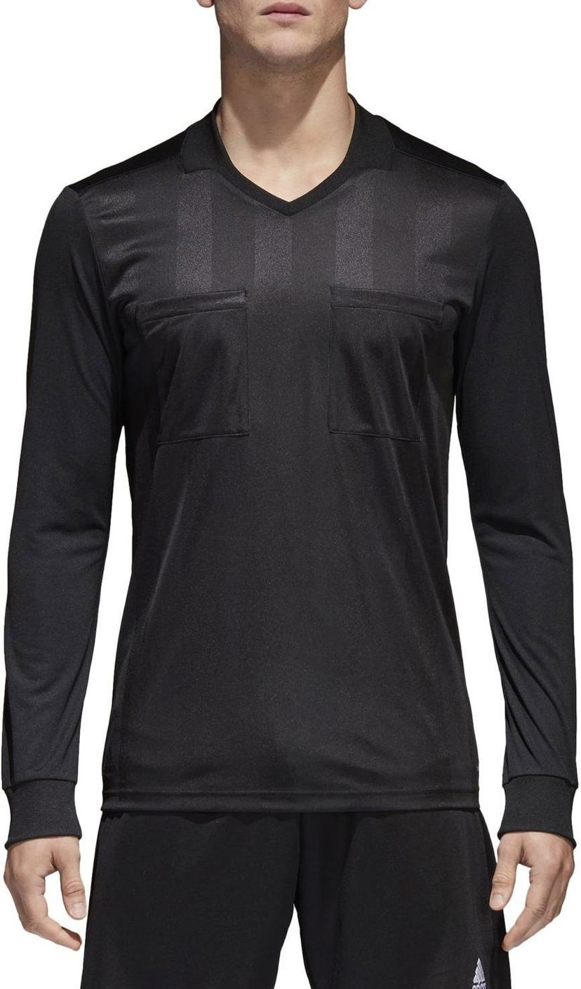 Jersey adidas Originals Referee Long Sleeve V-Neck Shirt with Pockets Musta | cf6215