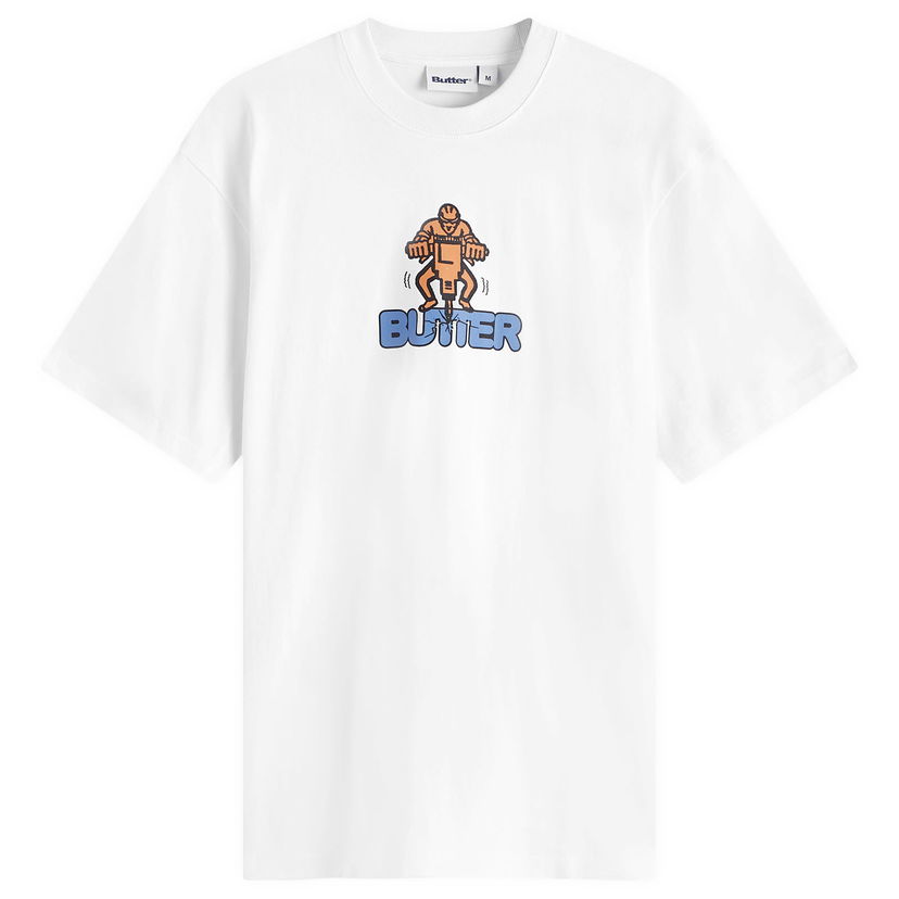 T-paita Butter Goods Jack Hammer T-Shirt Valkoinen | BGQ224D20501