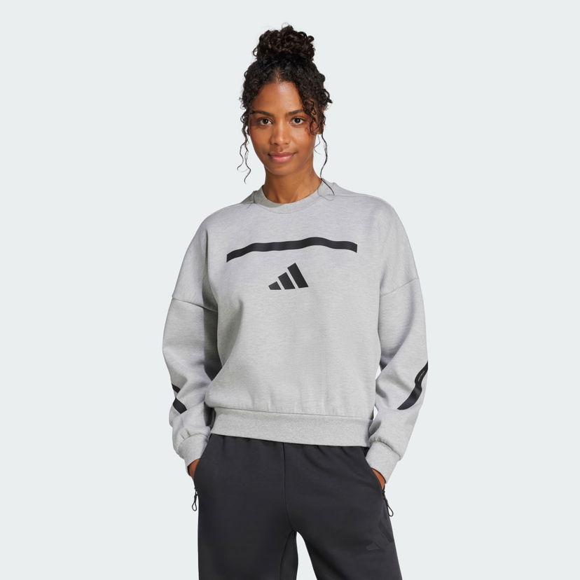 Huppari adidas Performance Z.N.E. Crewneck Sweatshirt Harmaa | JC5403