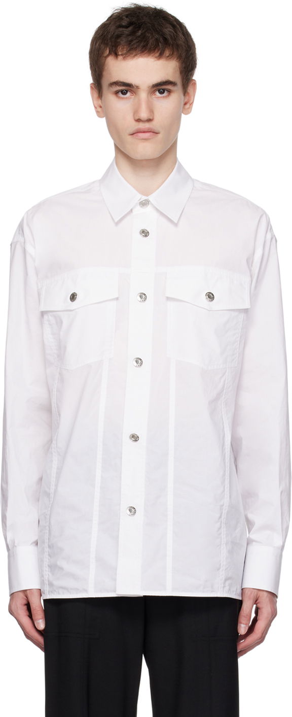 Paita Helmut Lang Helmut Lang Trucker Shirt Valkoinen | N07HM501