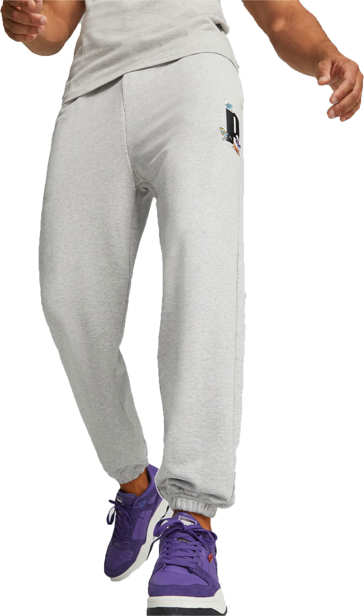 Verryttelyhousut Puma x The Smurfs TR Harmaa | 622193-04, 0