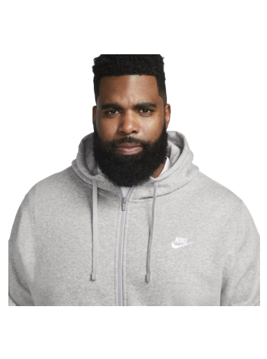 Huppari Nike Hoodie Sportswear Club Fleece Harmaa | bv2645-063