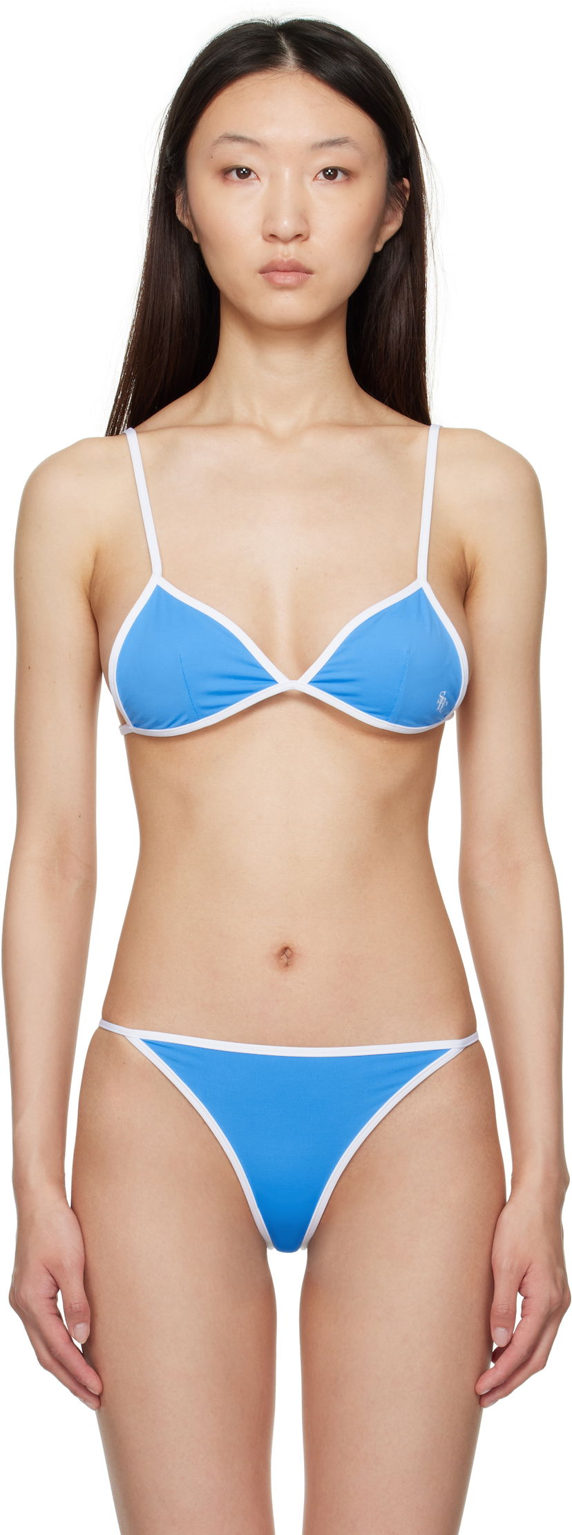 Uimapuvut Sporty & Rich Sporty & Rich Kate Bikini Top Sininen | SM004620302BL24
