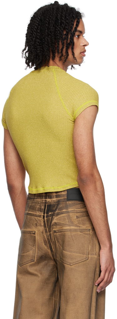 Crop top Ottolinger Ottolinger Cropped T-Shirt Keltainen | 407203, 2