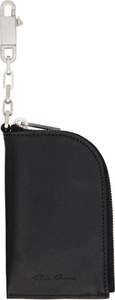Lompakko Rick Owens Rick Owens Concordians Hook Wallet Musta | RA02E0718 LGE, 0