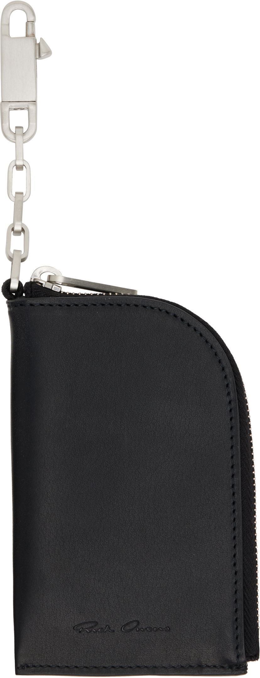 Lompakko Rick Owens Rick Owens Concordians Hook Wallet Musta | RA02E0718 LGE