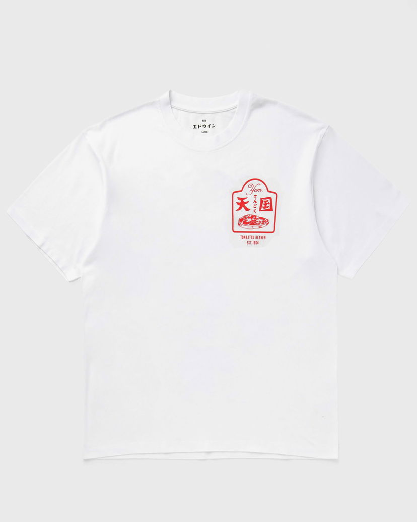 T-paita EDWIN Tonkatsu Heaven T-Shirt Valkoinen | I036395-0267