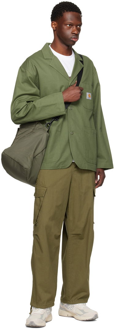 Cargo housut Carhartt WIP Cargo Pants With Flap Pockets Vihreä | I032983, 3