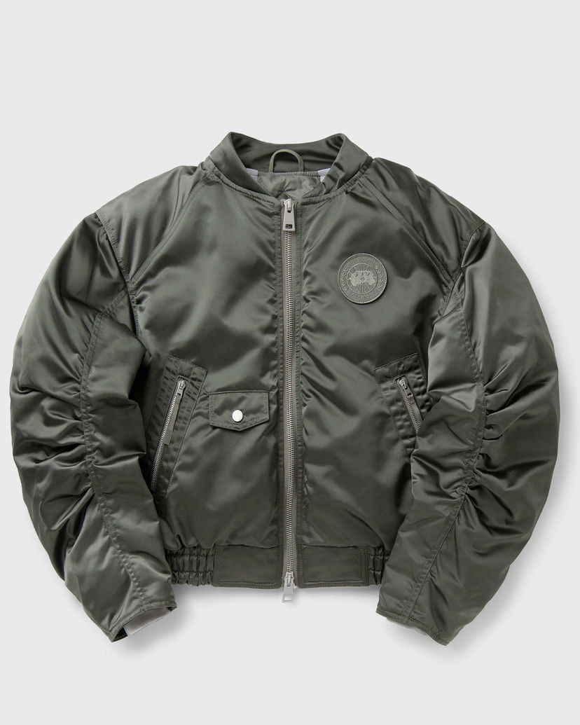 Bomber-takki Canada Goose Satin Full-Zip Bomber Jacket Vihreä | 4904WT-9852