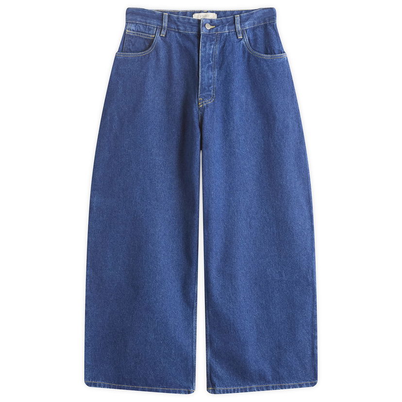 Housut Studio Nicholson Studio Nicholson Volume Pant, Size Large Sininen | PAOLOSNM-1023-WSI