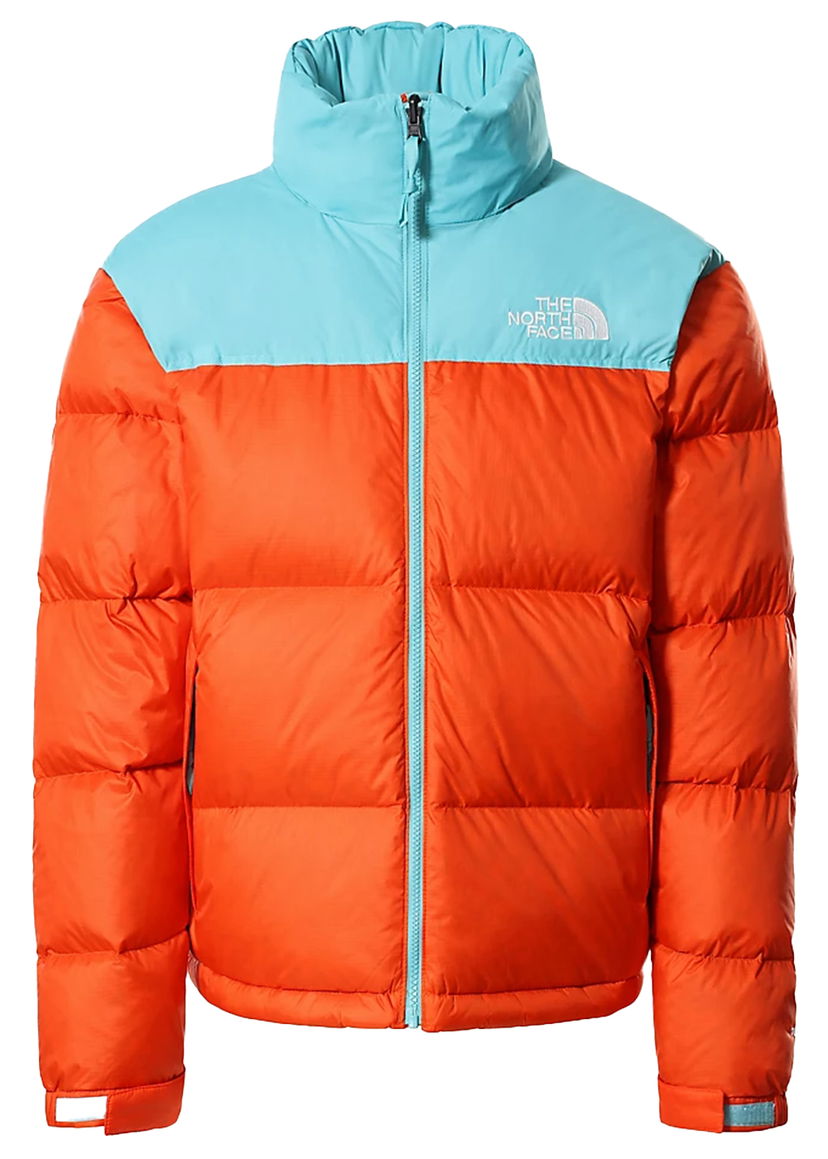 Puffer takki The North Face 1996 Retro Nuptse 700 Fill Packable Jacket Red Orange-Transantarctic Blue Oranssi | NF0A3C8D1S0