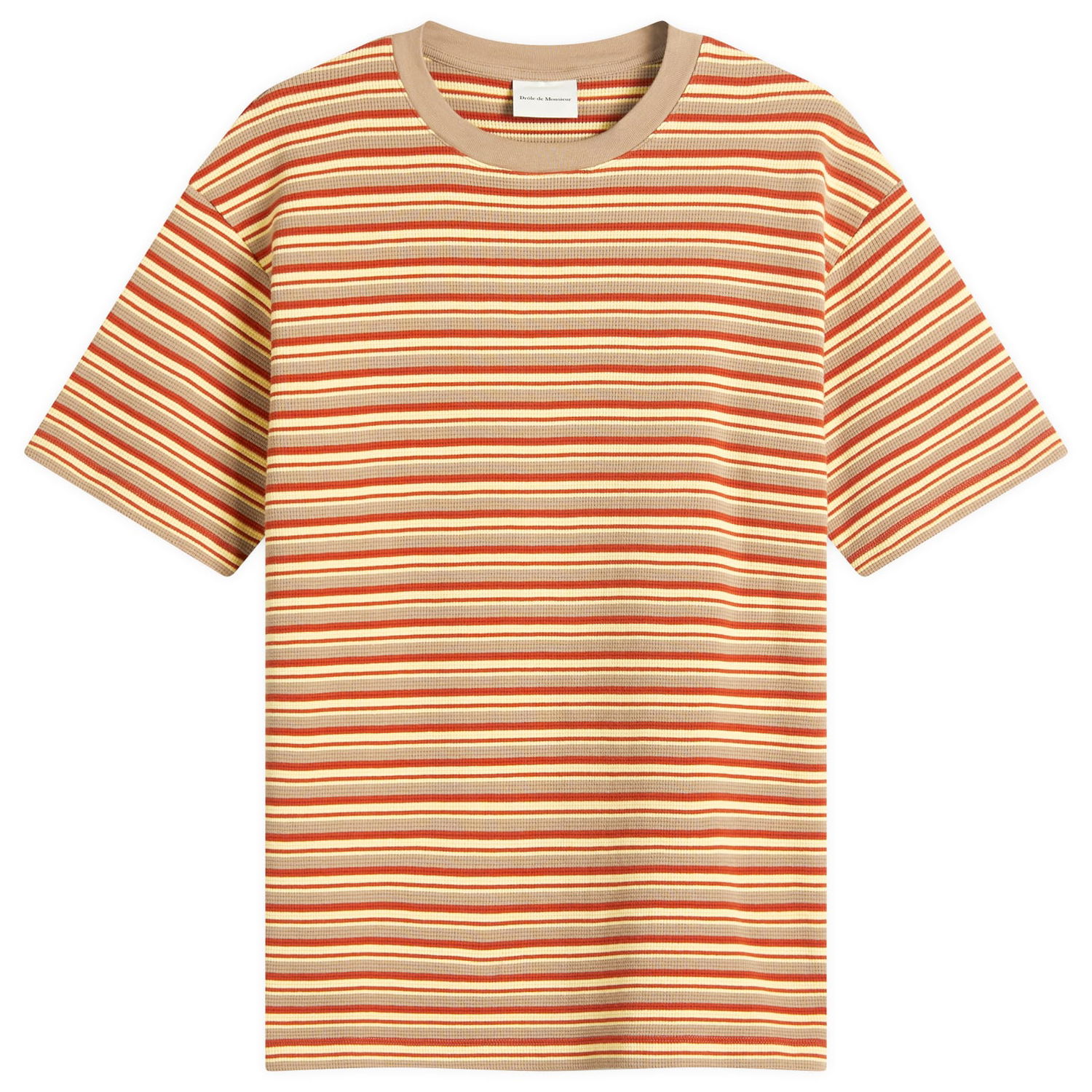 T-paita Drôle de Monsieur Drôle de Monsieur Striped T-Shirt Monivärinen | G-TS245-CO203-BAN, 1