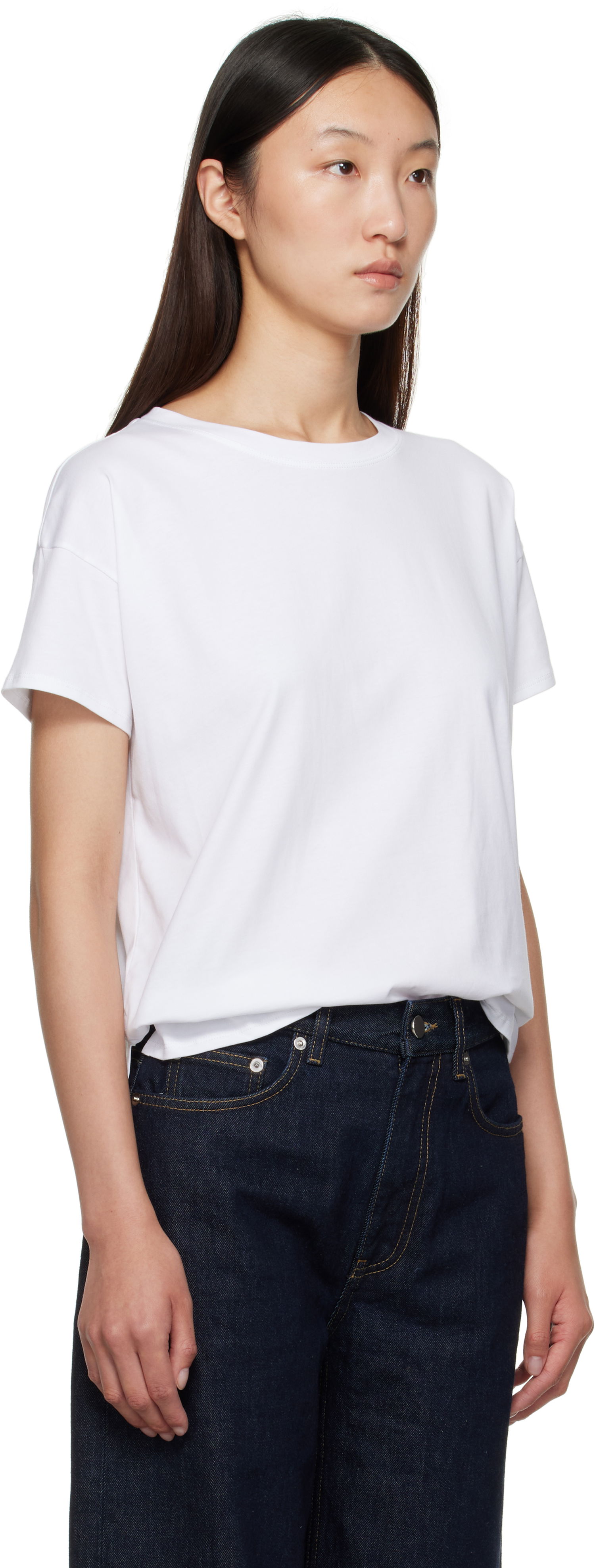 T-paita Loulou de Saison Loulou de Saison Basiluzzo Short Sleeve T-Shirt Valkoinen | BASILUZZO LDS, 1