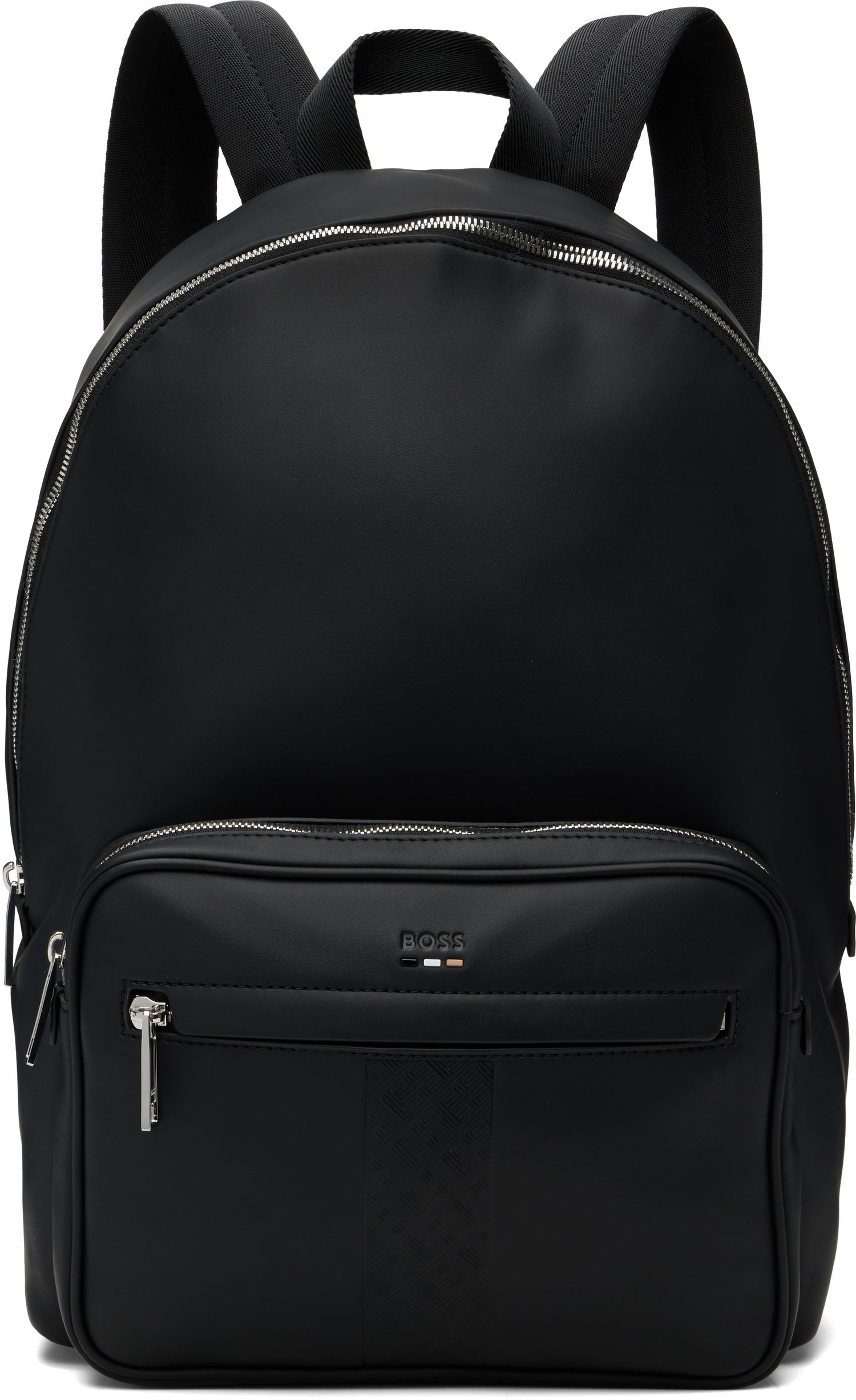 Reppu BOSS BOSS Structured Signature Trims Backpack Musta | 50552610, 0